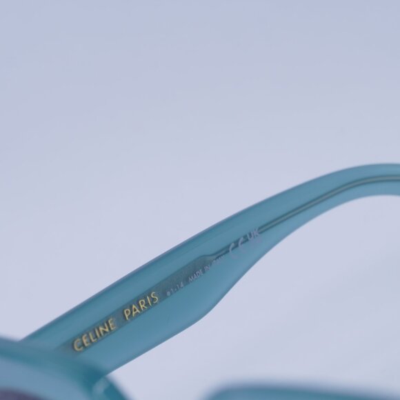 ?️ New Celine CL40276U 93N Sunglasses - Green Frame, Green Lenses main image 5